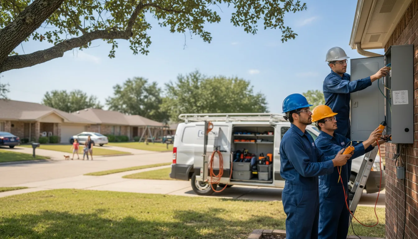 Certified electrician providing emergency electrical services in Stacy, MN